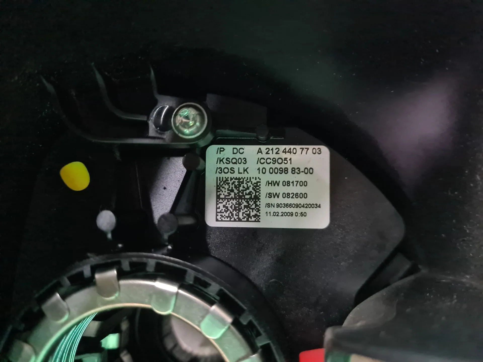 Fita de airbags MERCEDES-BENZ Classe E (W212) Imagem-4