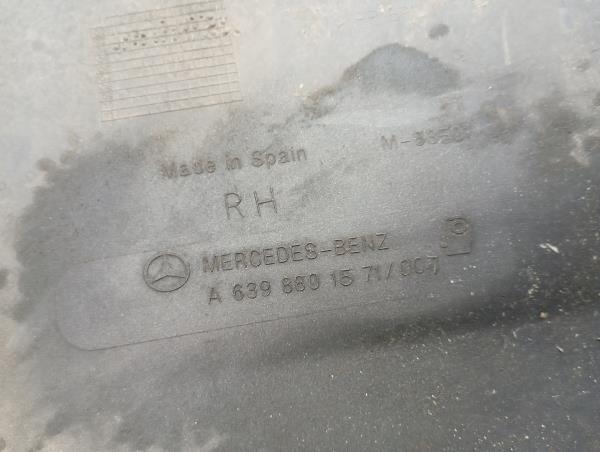 Right Rear bumper corner  MERCEDES-BENZ Vito Combi (W639) Imagem-4