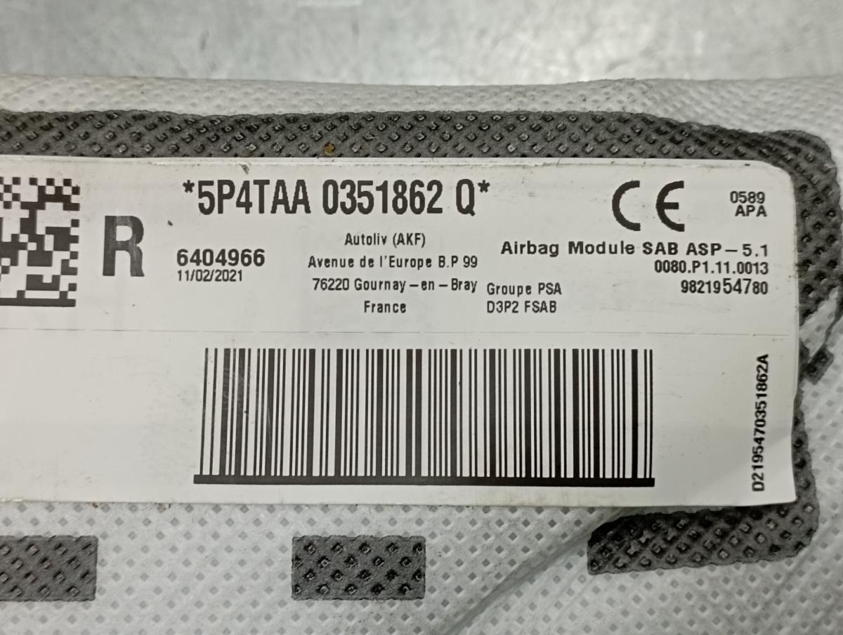 Airbag Destro PEUGEOT 208 II Imagem-3
