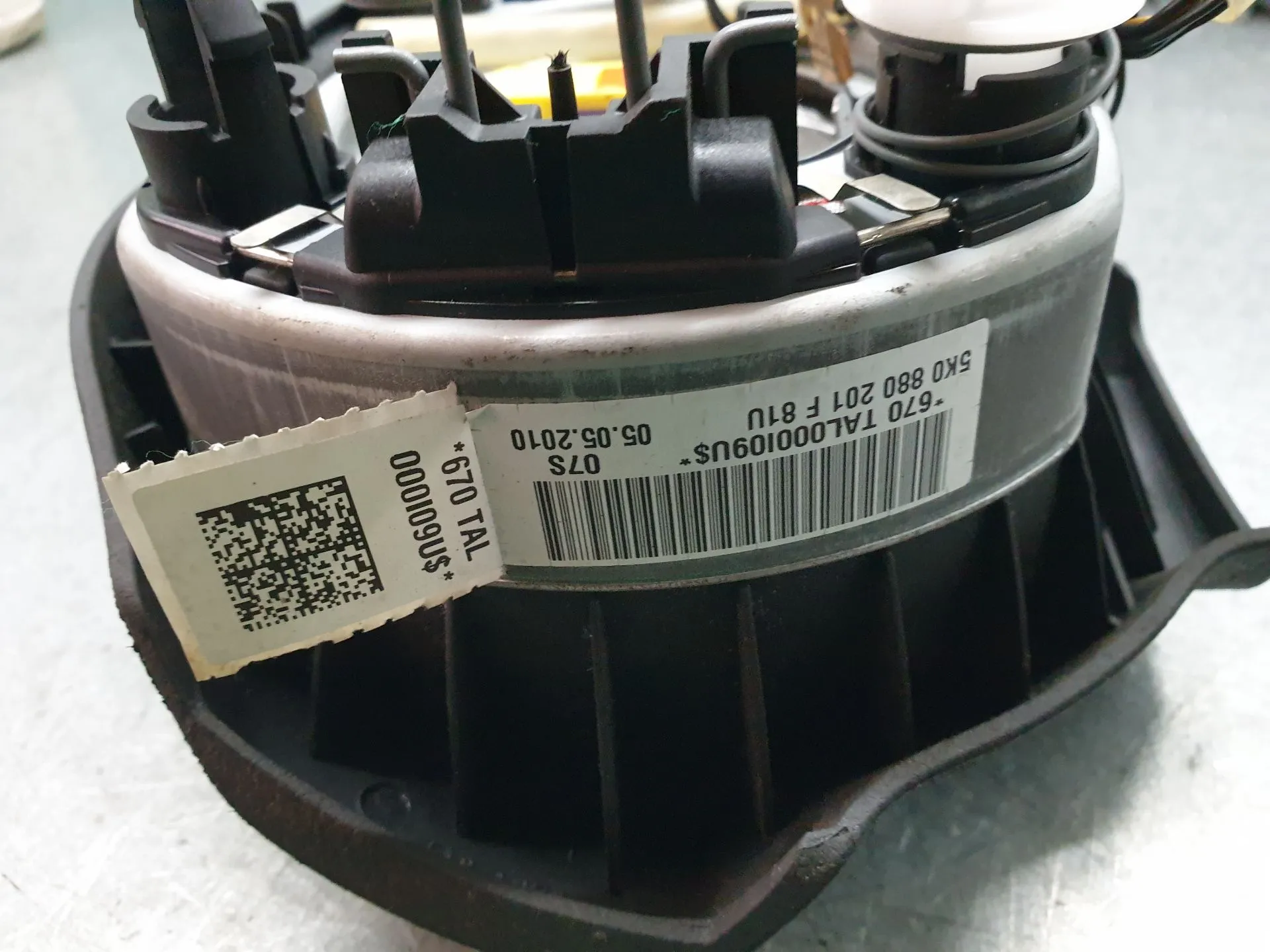 Airbag du Volant VOLKSWAGEN Polo (6R, 6C) Imagem-3