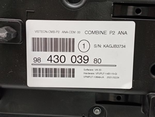 Quadrante / painel de instrumentos PEUGEOT 208 II Imagem-3