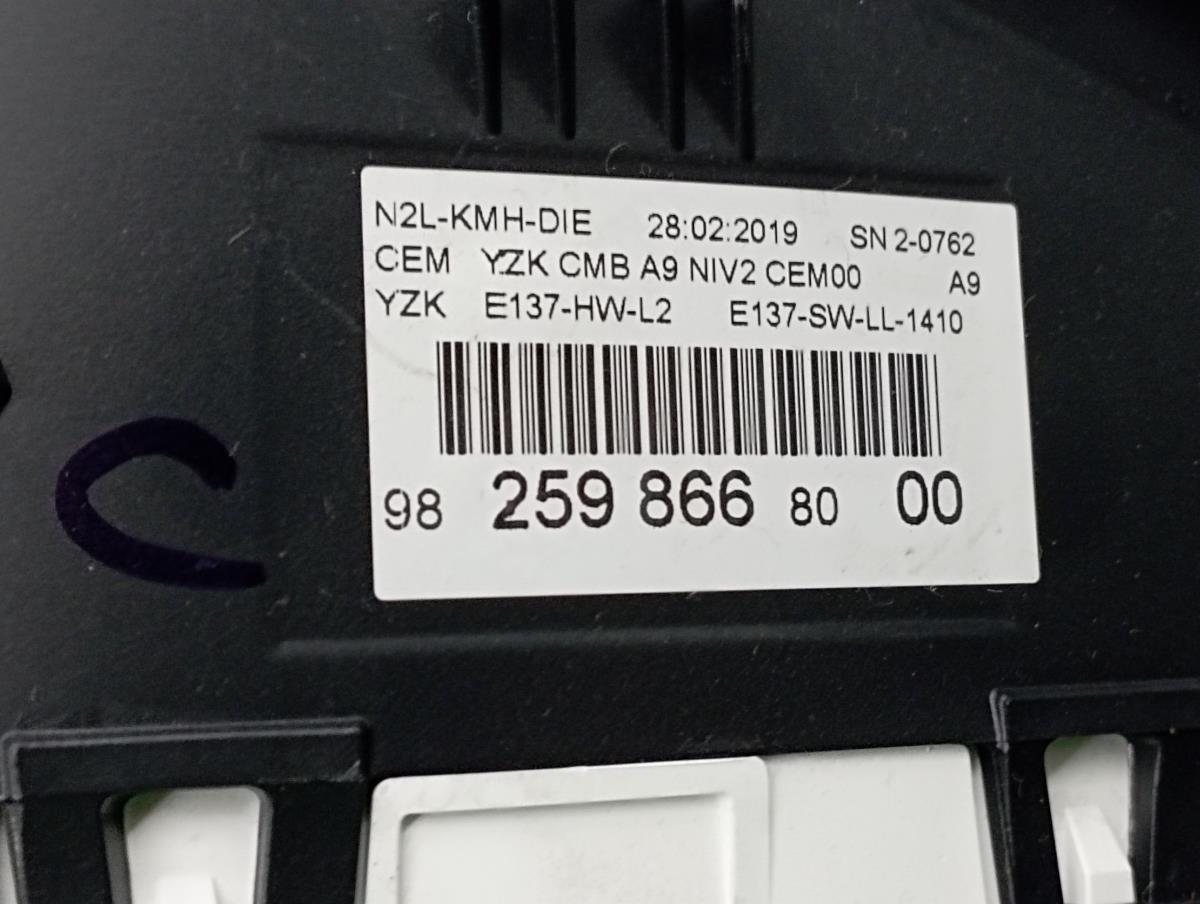 Quadrante / painel de instrumentos PEUGEOT 208 Van Imagem-5