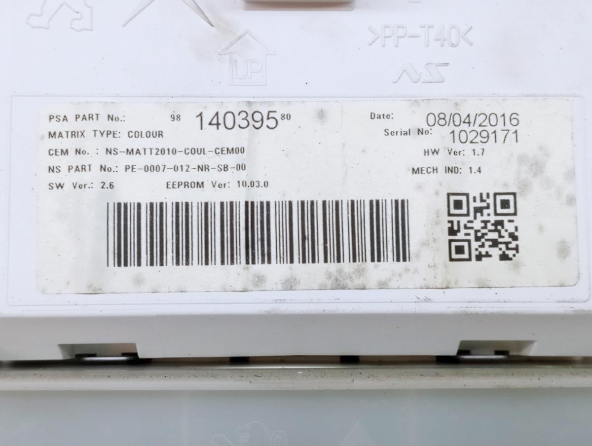 Quadrante / painel de instrumentos PEUGEOT 2008 I (CU_) Imagem-4