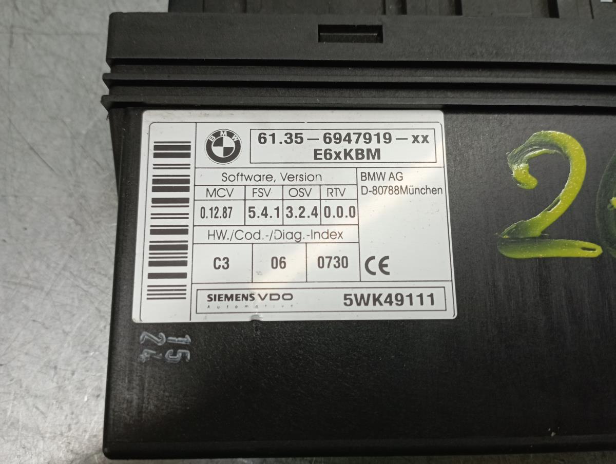 Comfort Unit Module BMW 5 (E60) Imagem-3