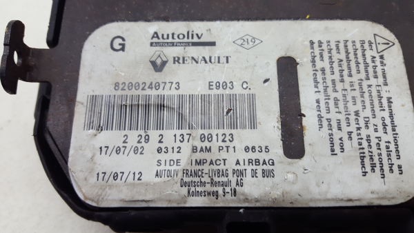 Airbag Guache RENAULT Espace IV (JK0/1_) Imagem-2