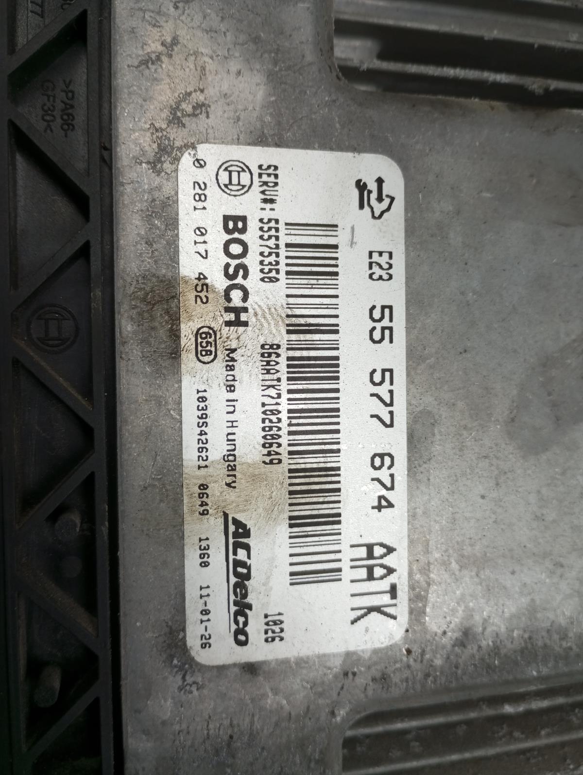 Centralina motor / ECU OPEL Astra J Imagem-3