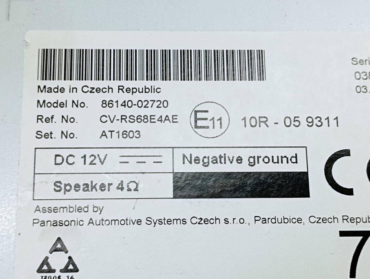 Car radio TOYOTA Corolla Hatchback (_E21_) Imagem-6