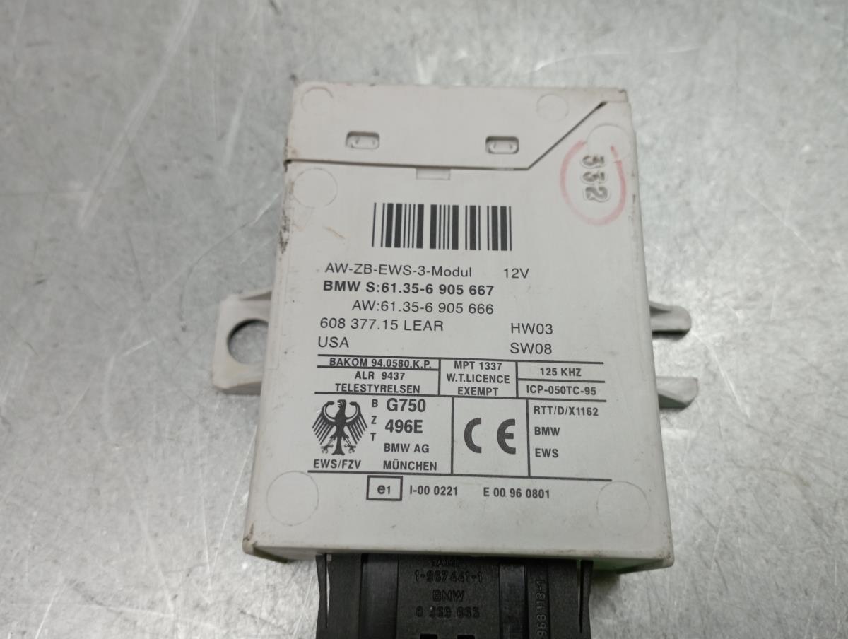Ignition control unit (immobilizer) BMW X5 (E53) Imagem-3