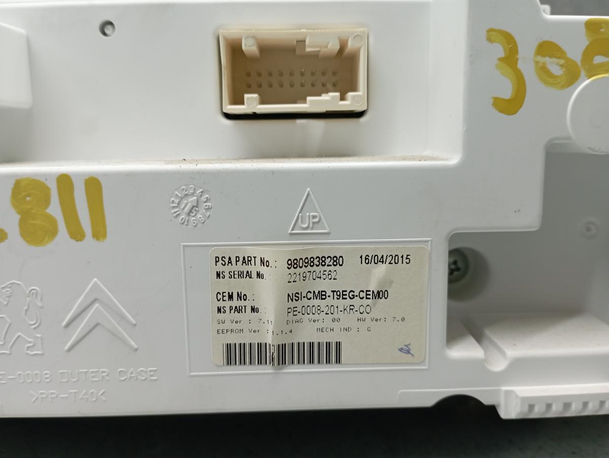 Instrument cluster PEUGEOT 308 SW II Imagem-2