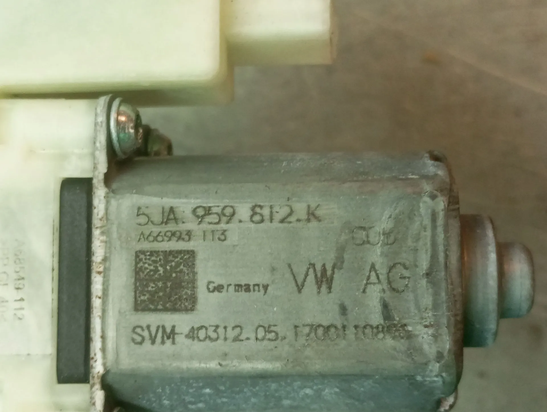 Right front window regulator SKODA Rapid Spaceback (NH1) Imagem-2