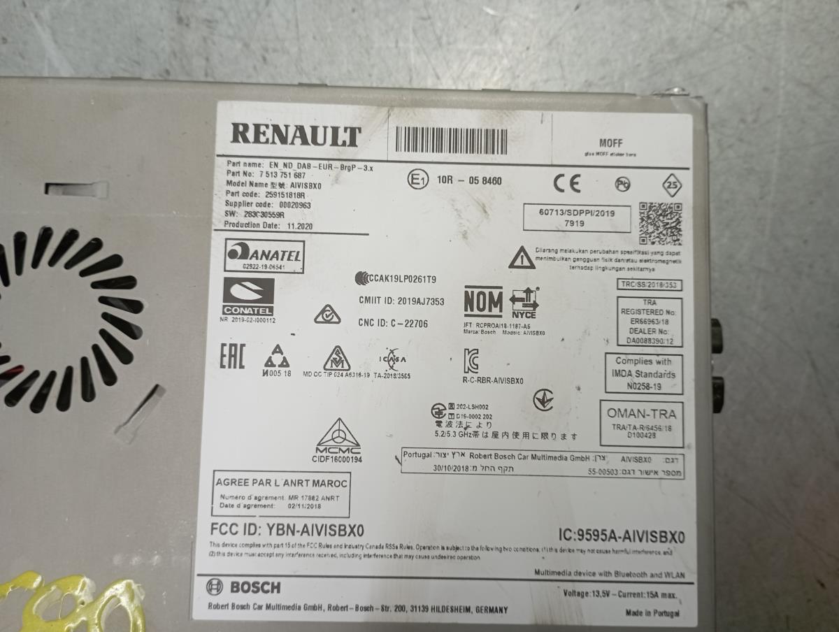 Kit Auto-rádio RENAULT Megane IV Grandtour (K9A/M_) Imagem-2