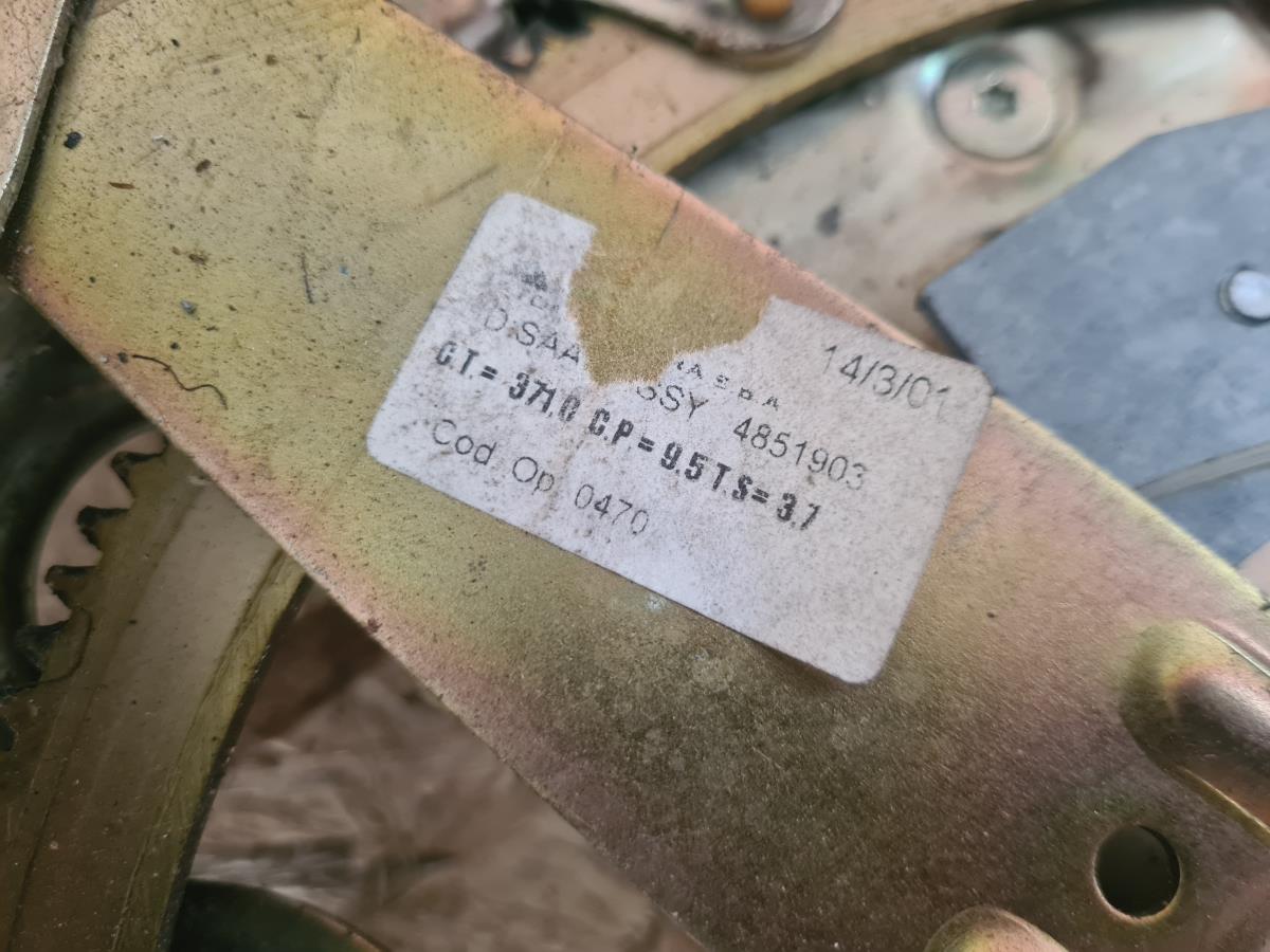 Right rear window regulator SAAB 9-3 Cabrio (YS3F) Imagem-4