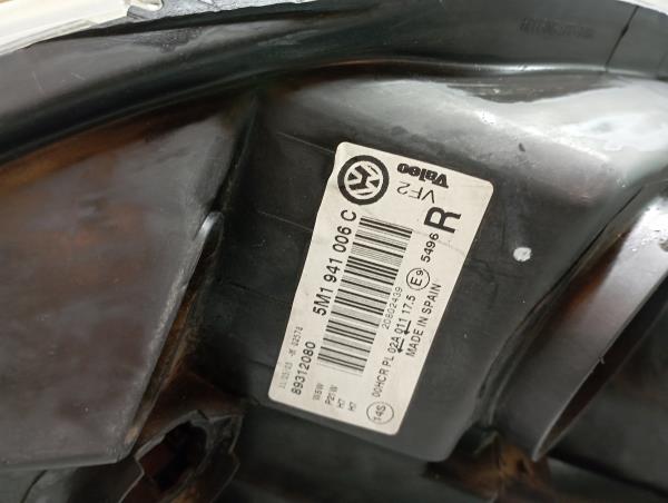 Right Headlight VOLKSWAGEN Golf Plus (5M1, 521) Imagem-4