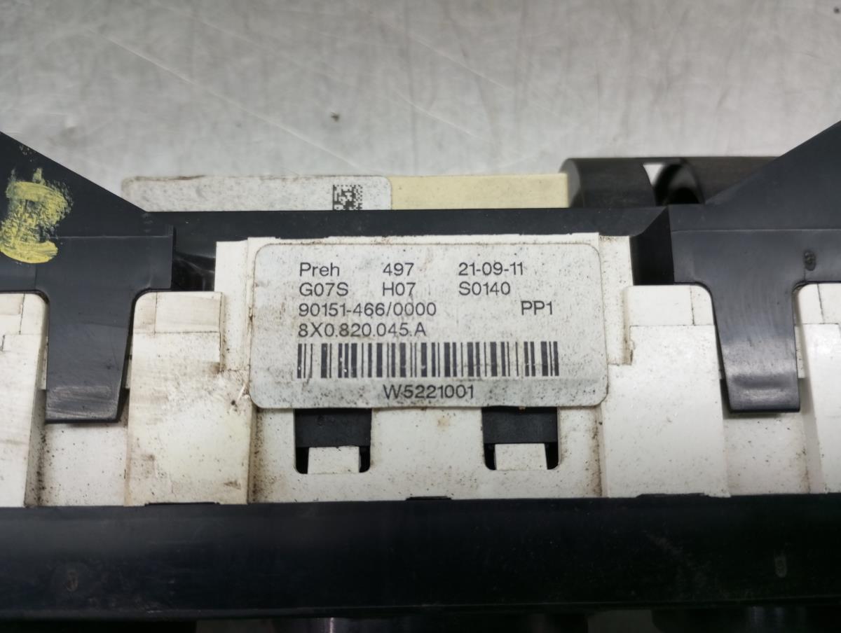 Climate control AUDI A1 (8X1, 8XK) Imagem-5