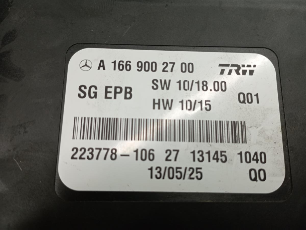 Módulo do travão auto / parque MERCEDES-BENZ Classe A (W176) Imagem-3