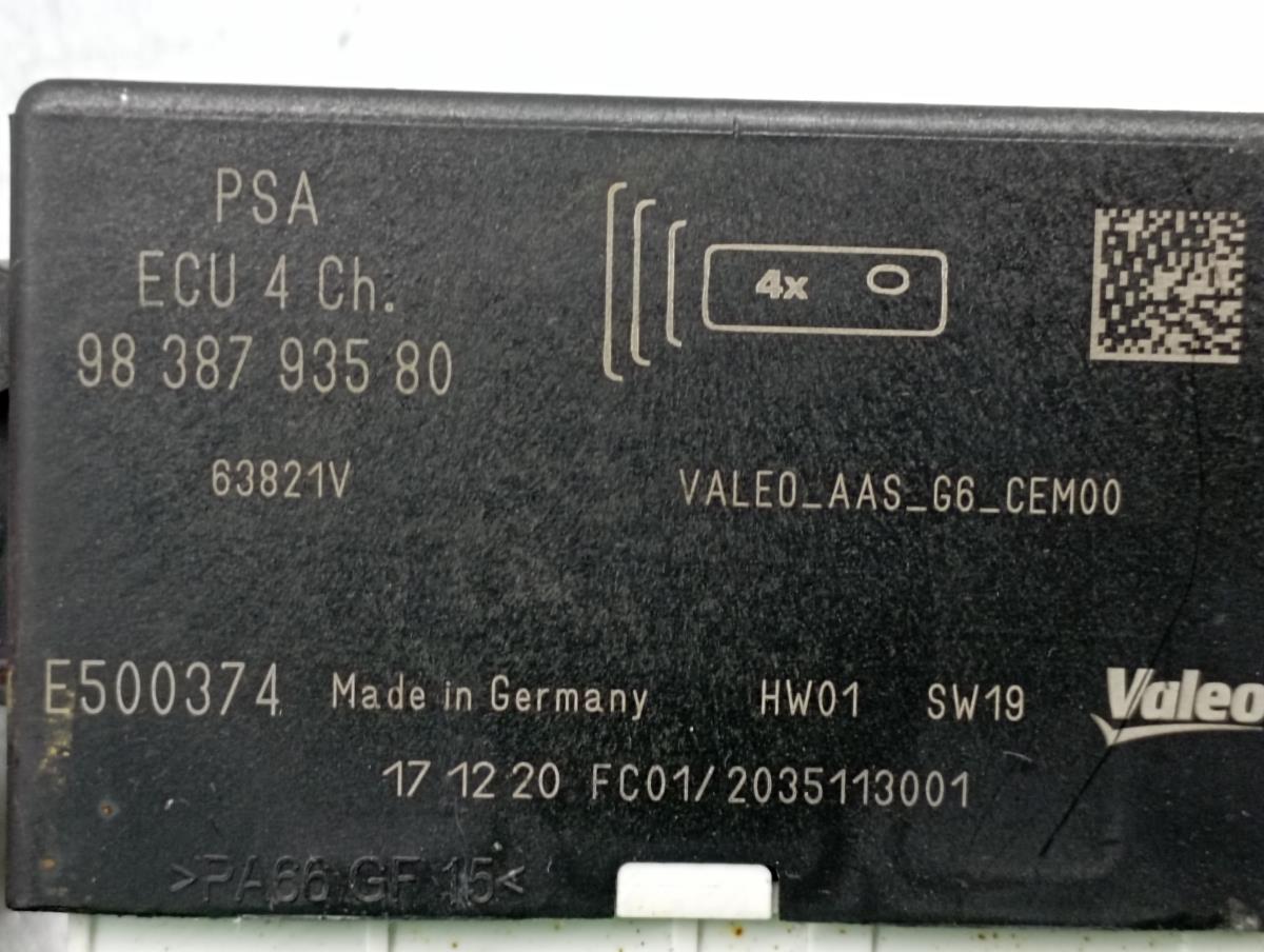 Modulo / Centralina Sensori parcheggio PEUGEOT 2008 II (U_) Imagem-3