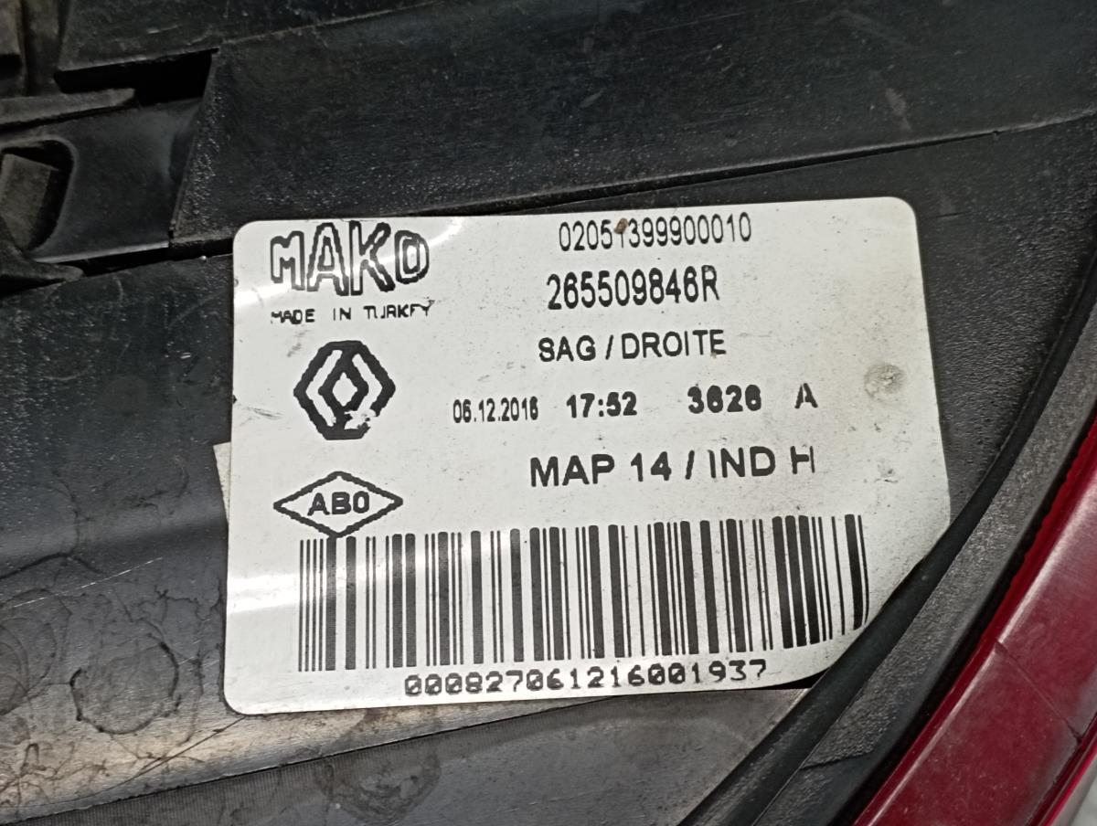 Right Tail light RENAULT Clio IV Société Imagem-5