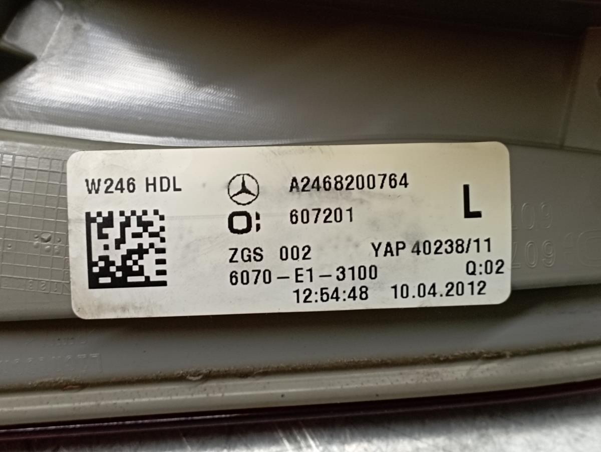 Feu de coffre Gauche MERCEDES-BENZ Classe B (W246, W242) Imagem-3