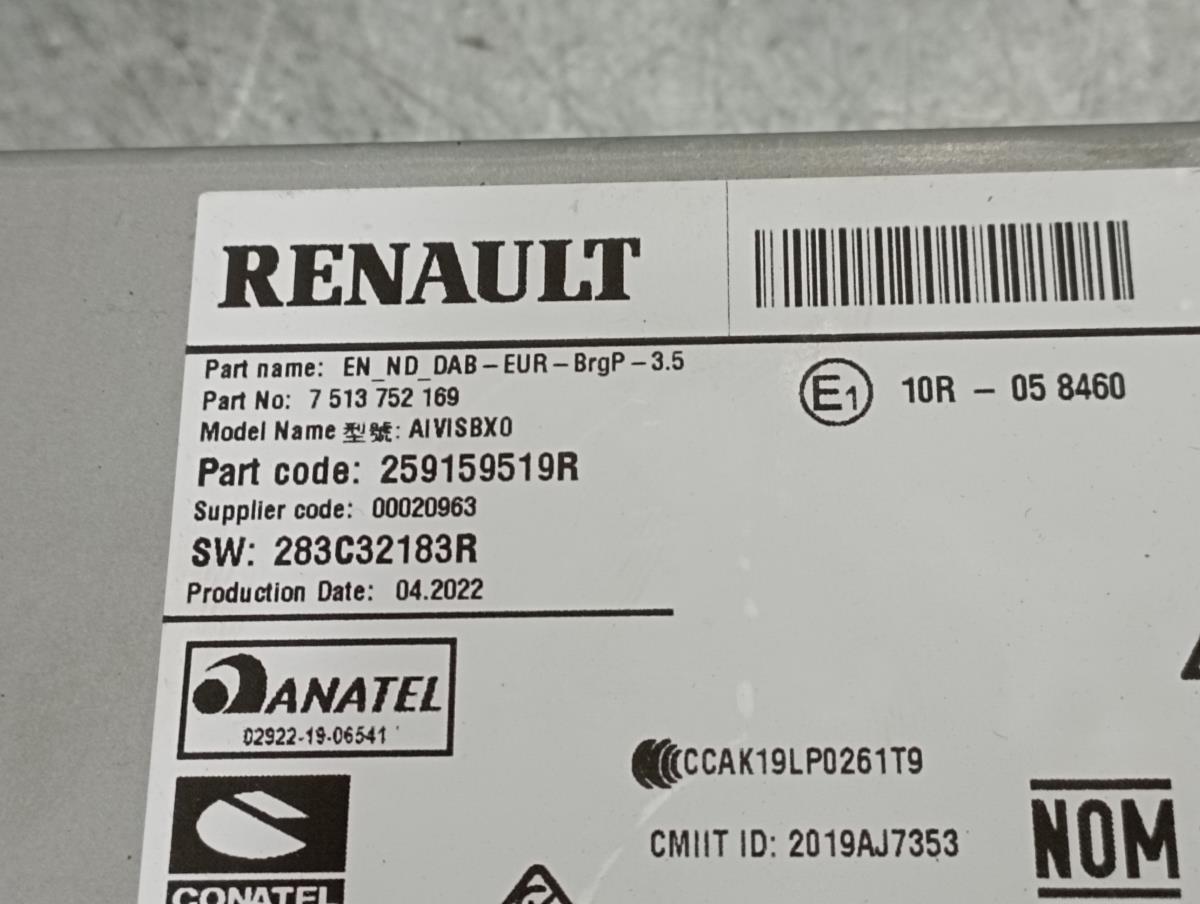 Kit Auto-rádio RENAULT Clio V (BF_) Imagem-8