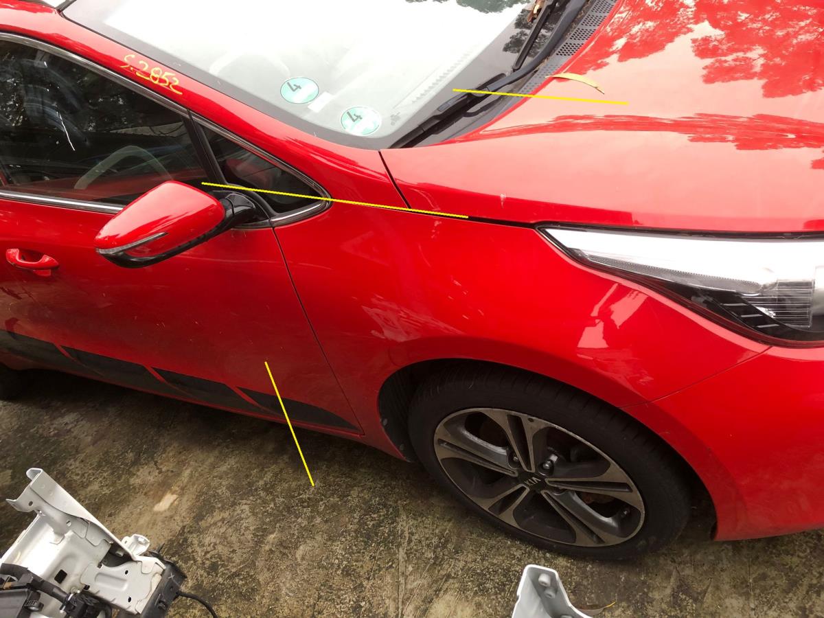 Passaruota anteriore destro KIA Ceed Sportswagon (JD)