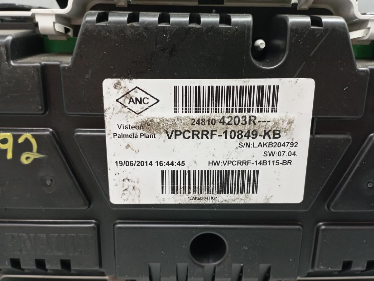 Quadrante / painel de instrumentos RENAULT Clio IV (BH_) Imagem-5