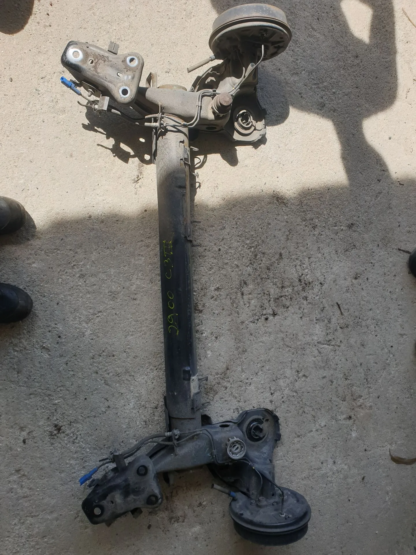 Rear axle with drum brakes CITROËN C3 III (SX)