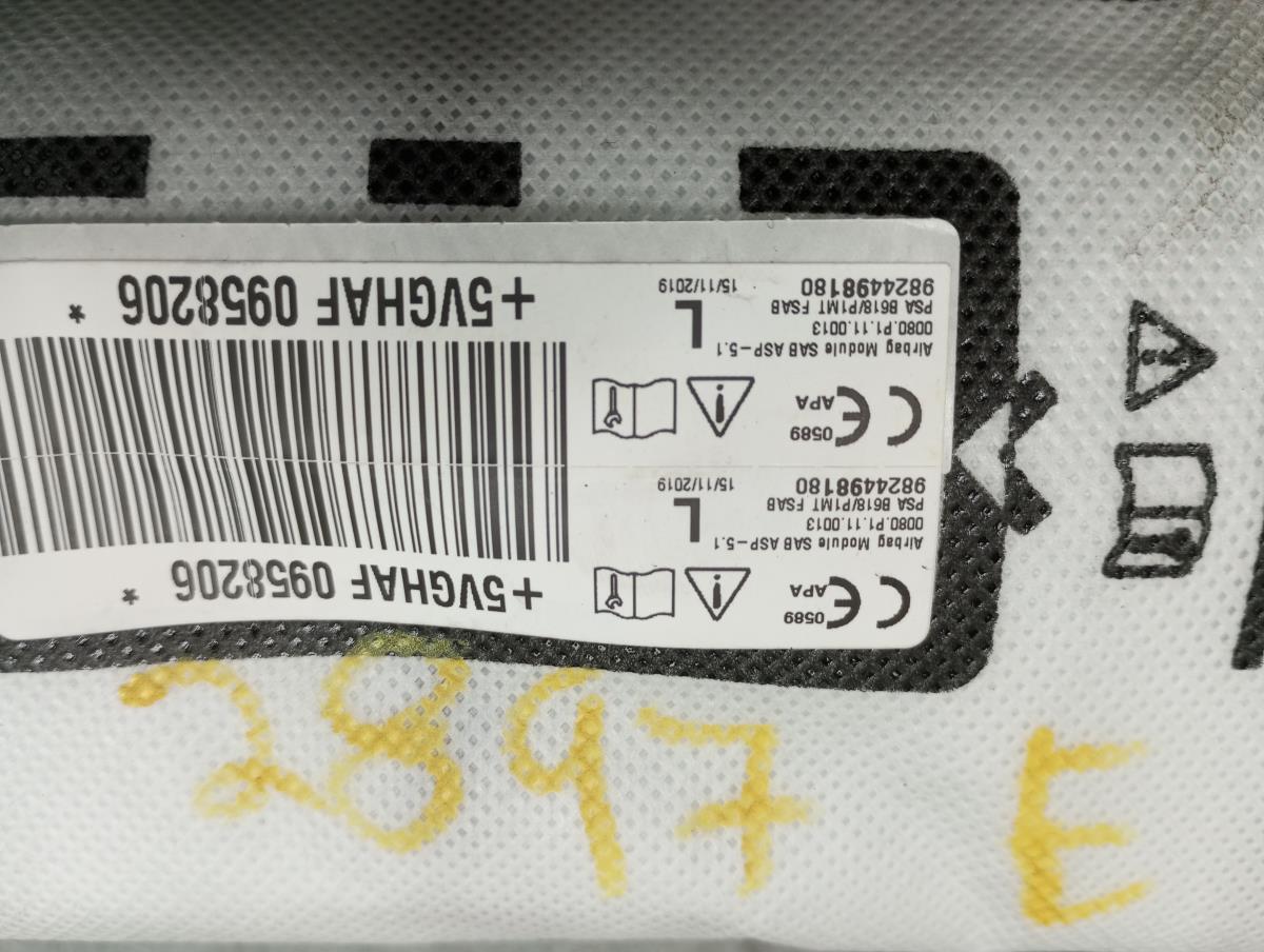 Airbag banco esquerdo CITROËN C3 III Van (SX_, SY_) Imagem-3