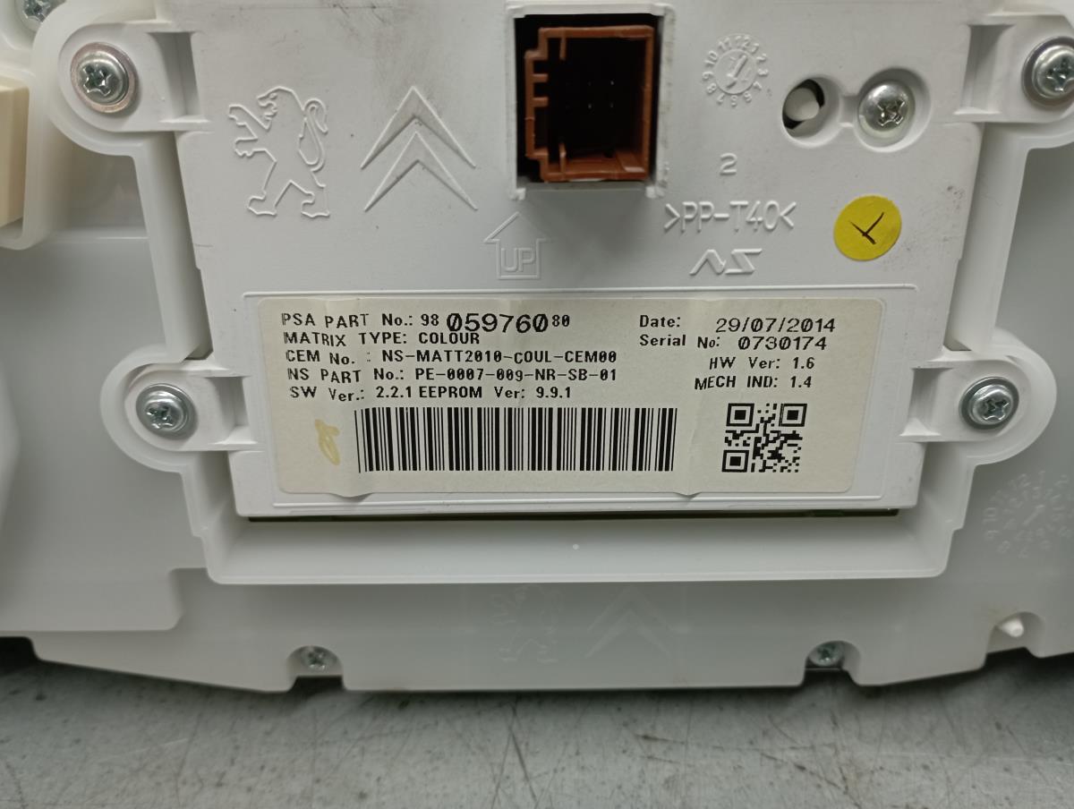 Quadrante / painel de instrumentos PEUGEOT 2008 I (CU_) Imagem-3