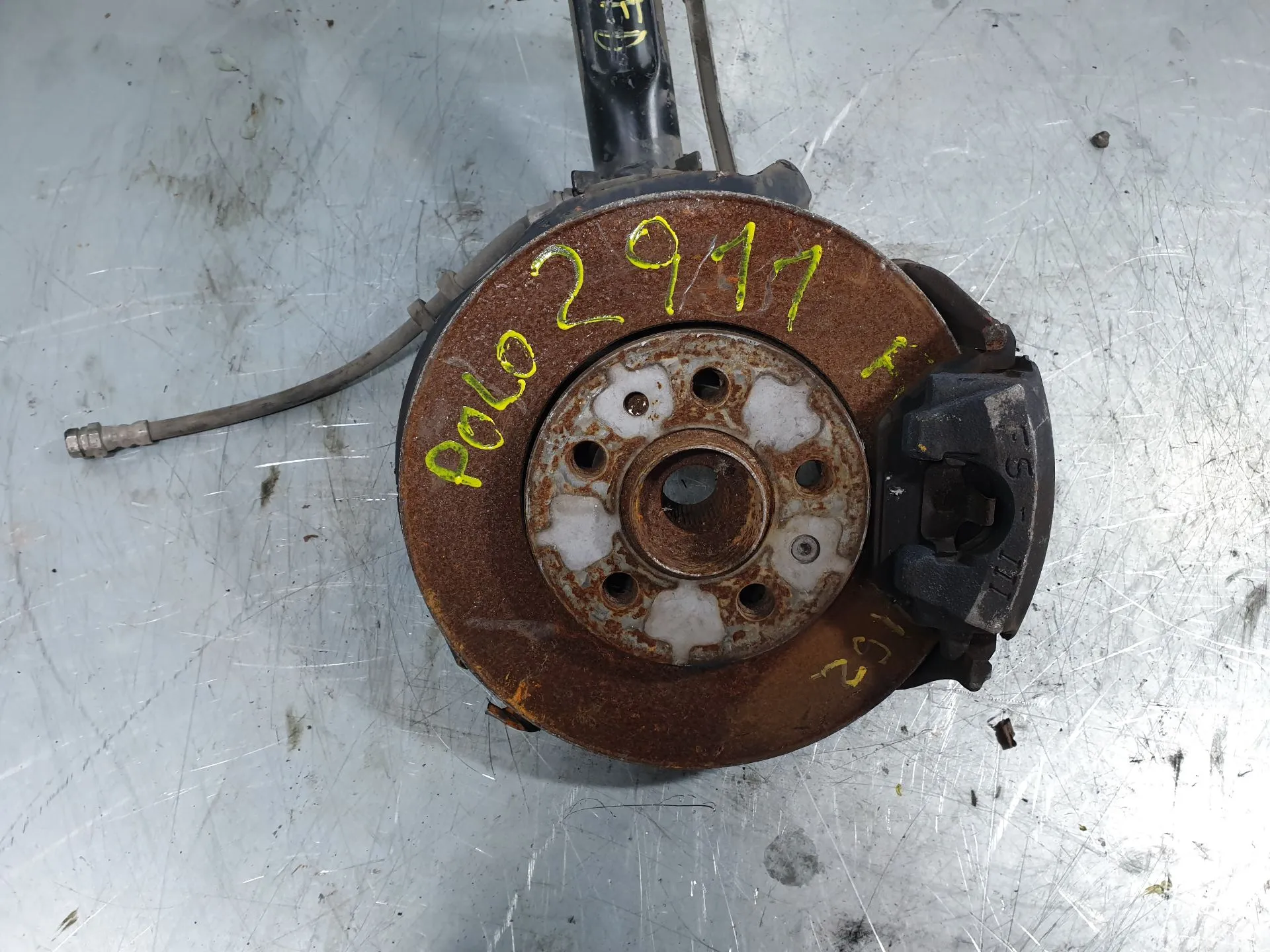 Mangueta delantera derecha VOLKSWAGEN Polo (6R, 6C) Imagem-1