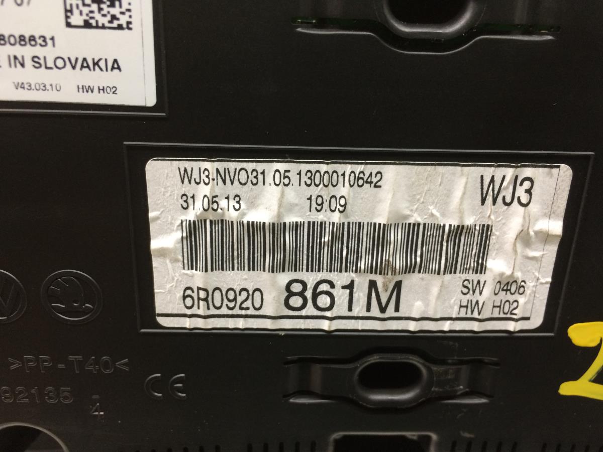 Quadrante / painel de instrumentos VOLKSWAGEN Polo (6R, 6C) Imagem-2