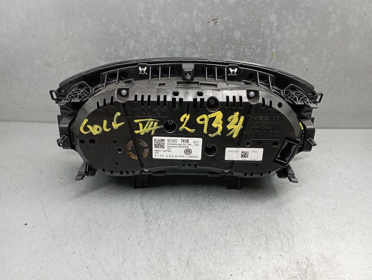Quadrante / painel de instrumentos VOLKSWAGEN Golf VII (5G1, BQ1, BE1, BE2) Imagem-2