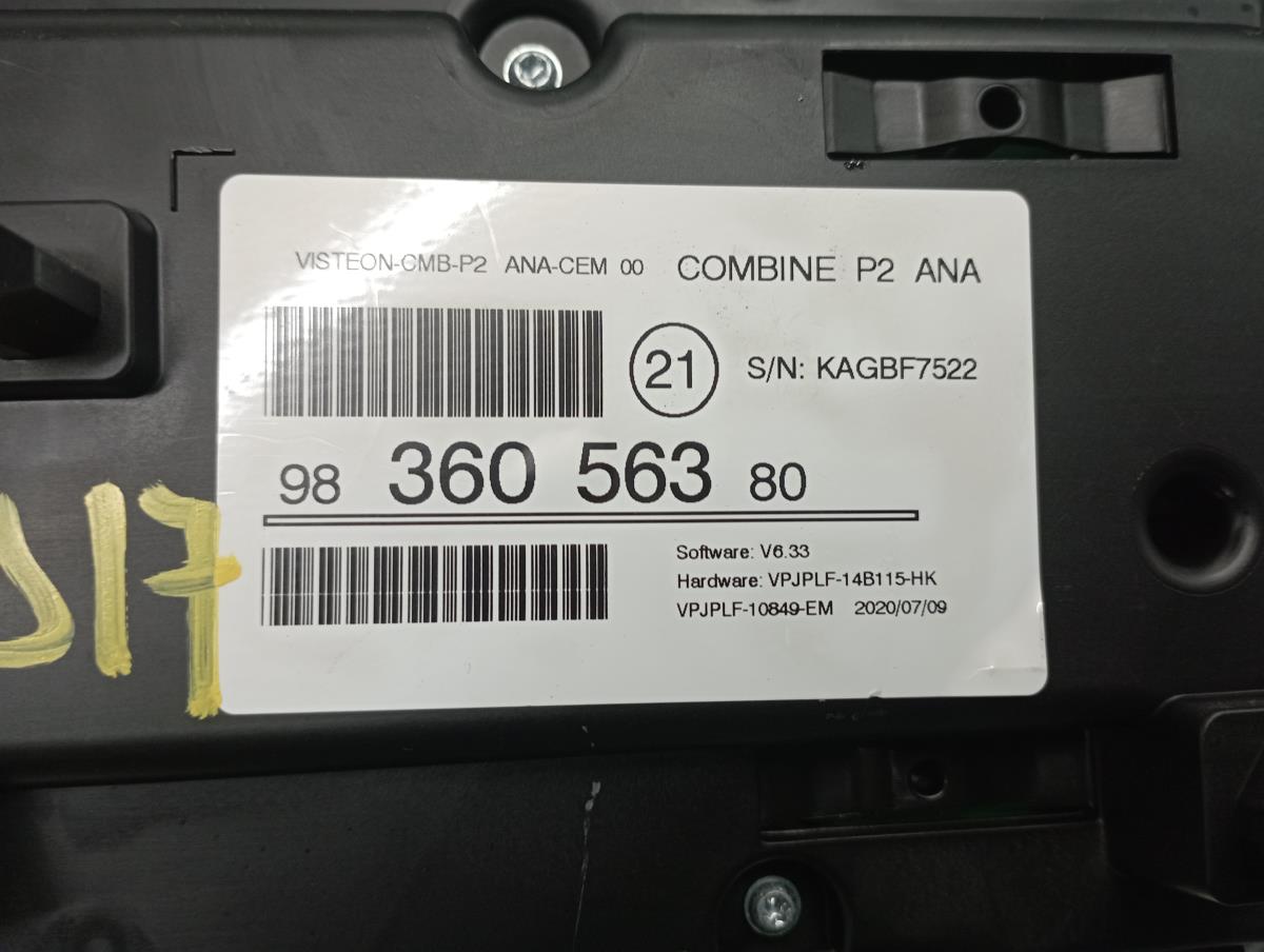 Instrument cluster PEUGEOT 208 II Imagem-3