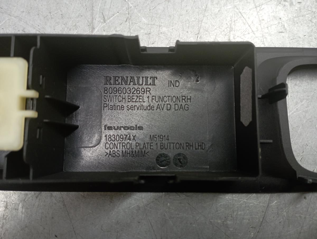 Mando / interruptor elevalunas delantero derecho RENAULT Captur (J5_) Imagem-2
