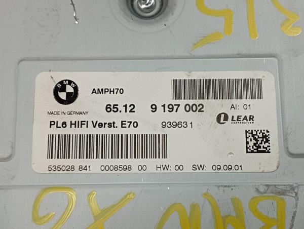 Amplificador de Altavoz BMW X6 (E71, E72) Imagem-3