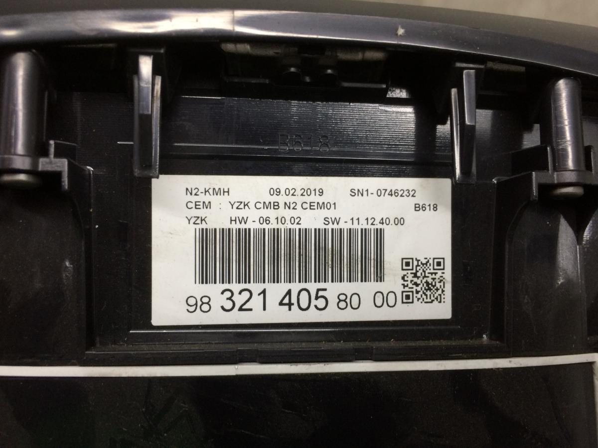 Quadrante / painel de instrumentos CITROËN C3 III Van (SX_, SY_) Imagem-2