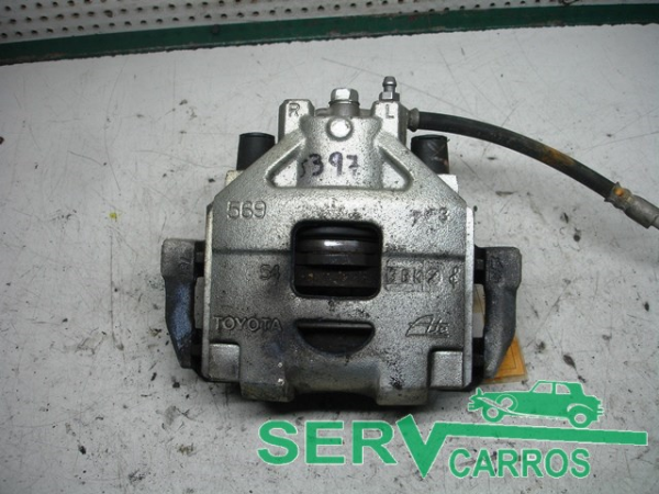 Pinça travão / maxila de travão frente esquerda TOYOTA Yaris (_P13_)