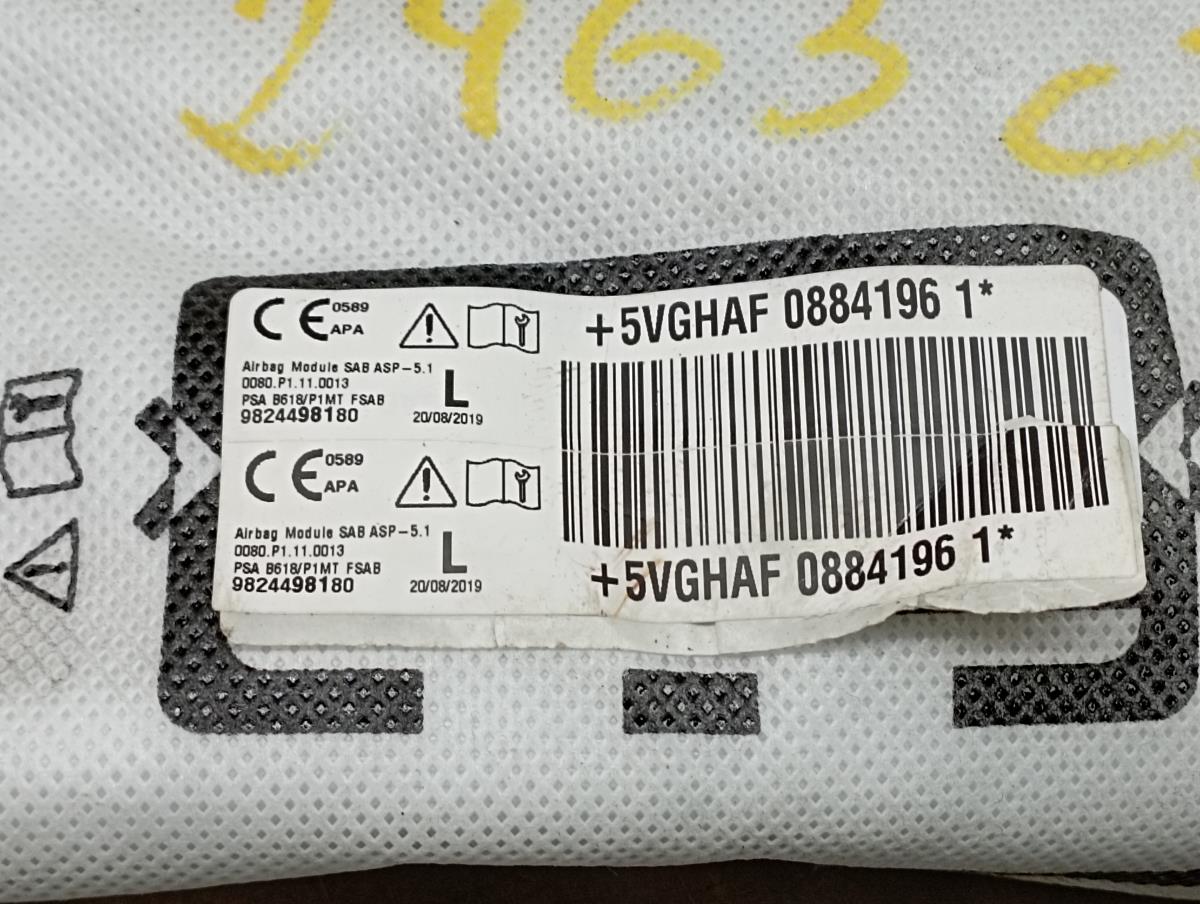 Left Seat Airbag CITROËN C3 Aircross II (2R_, 2C_) Imagem-2