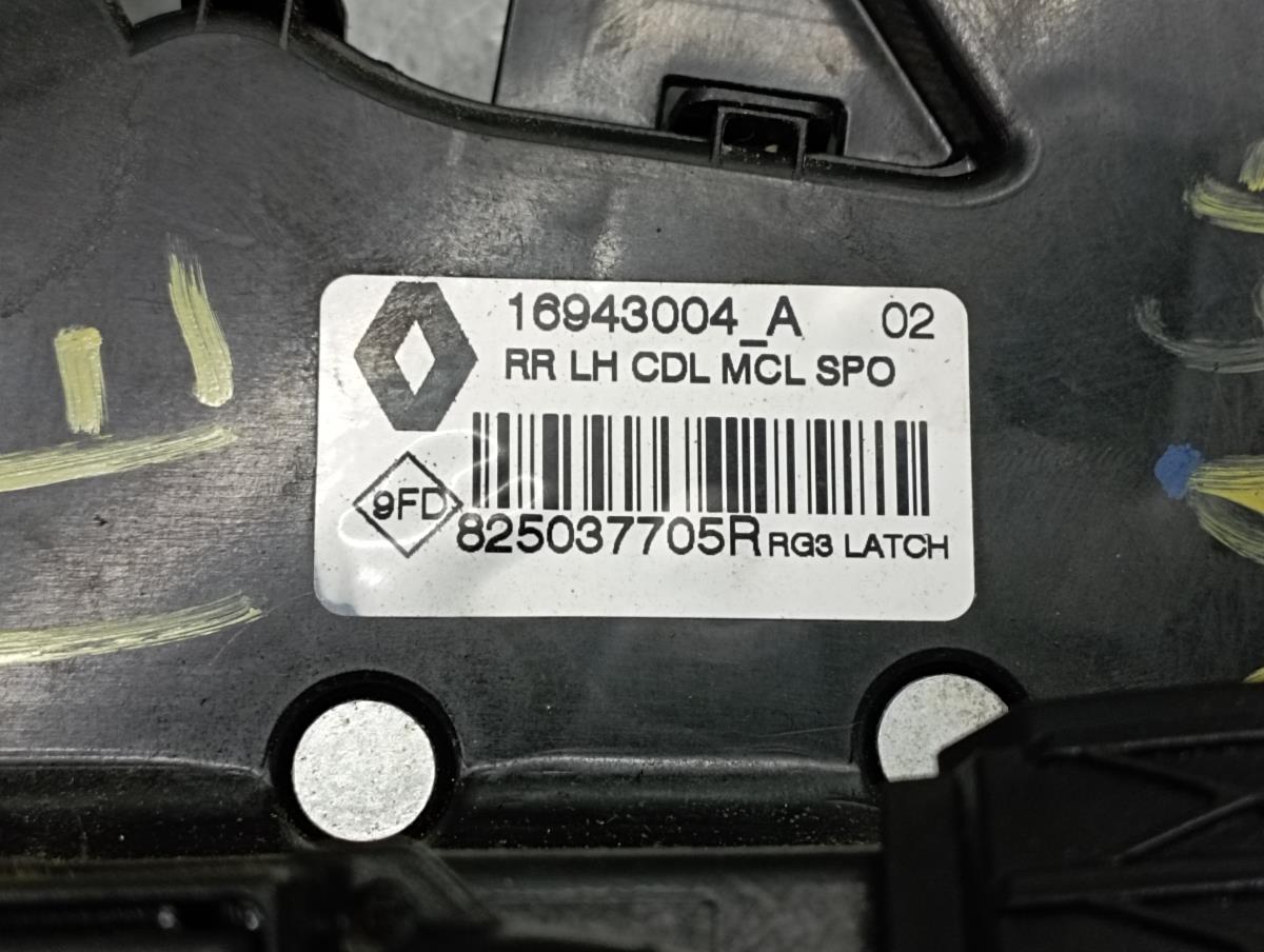 Fechadura / fecho porta trás esquerdo RENAULT Scénic IV (J9_) Imagem-4