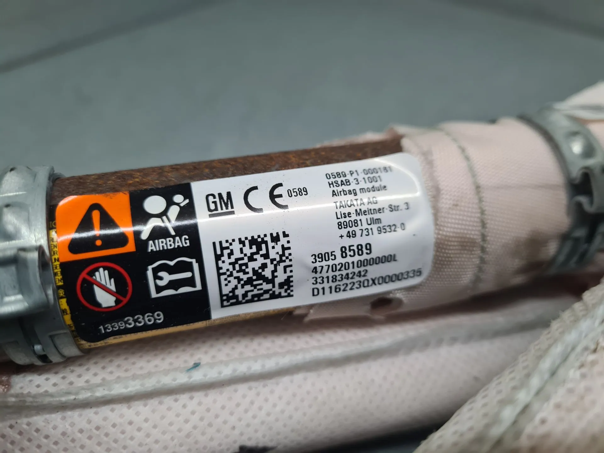 Airbag a Tendina Sinistra OPEL Astra K Imagem-3