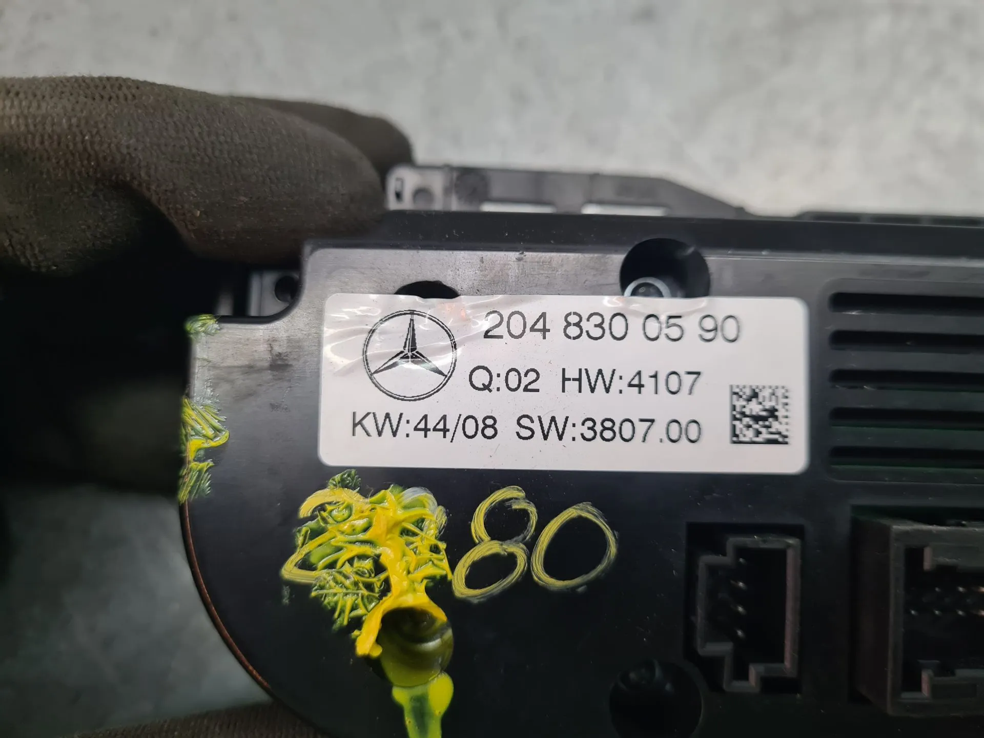 Climate control MERCEDES-BENZ Classe C Carrinha (S204) Imagem-5