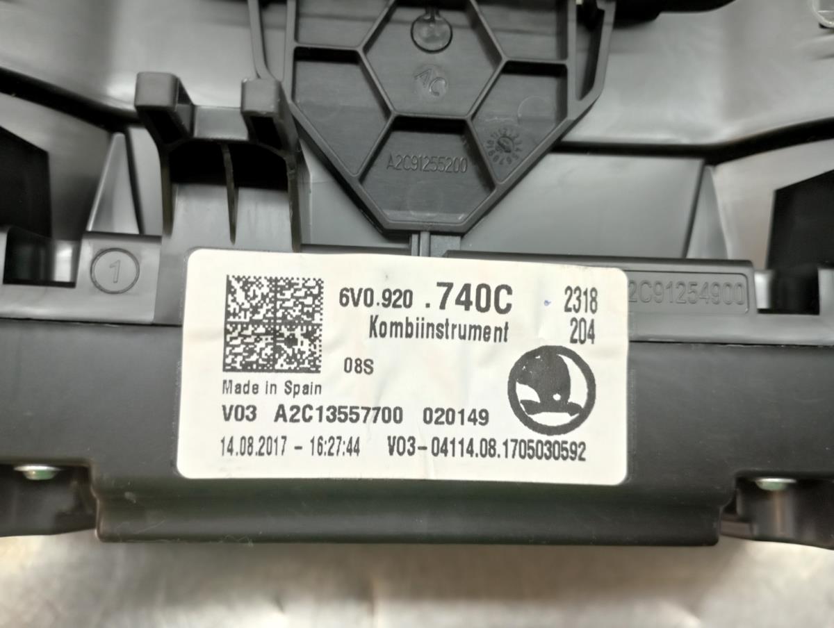 Quadrante / painel de instrumentos SKODA Fabia III Hatchback (NJ3) Imagem-3