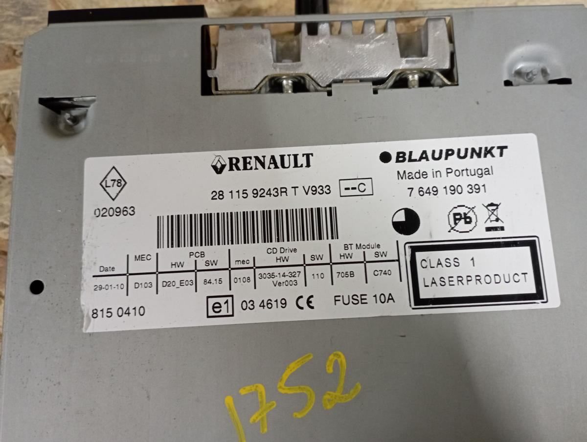 Kit Auto-rádio RENAULT Megane CC (EZ0/1_) Imagem-4