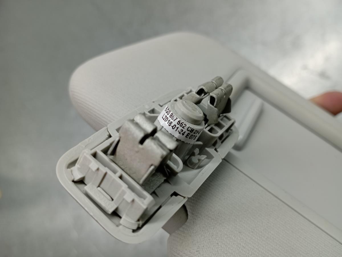 Right Sun Visor VOLKSWAGEN Golf VII (5G1, BQ1, BE1, BE2) Imagem-3