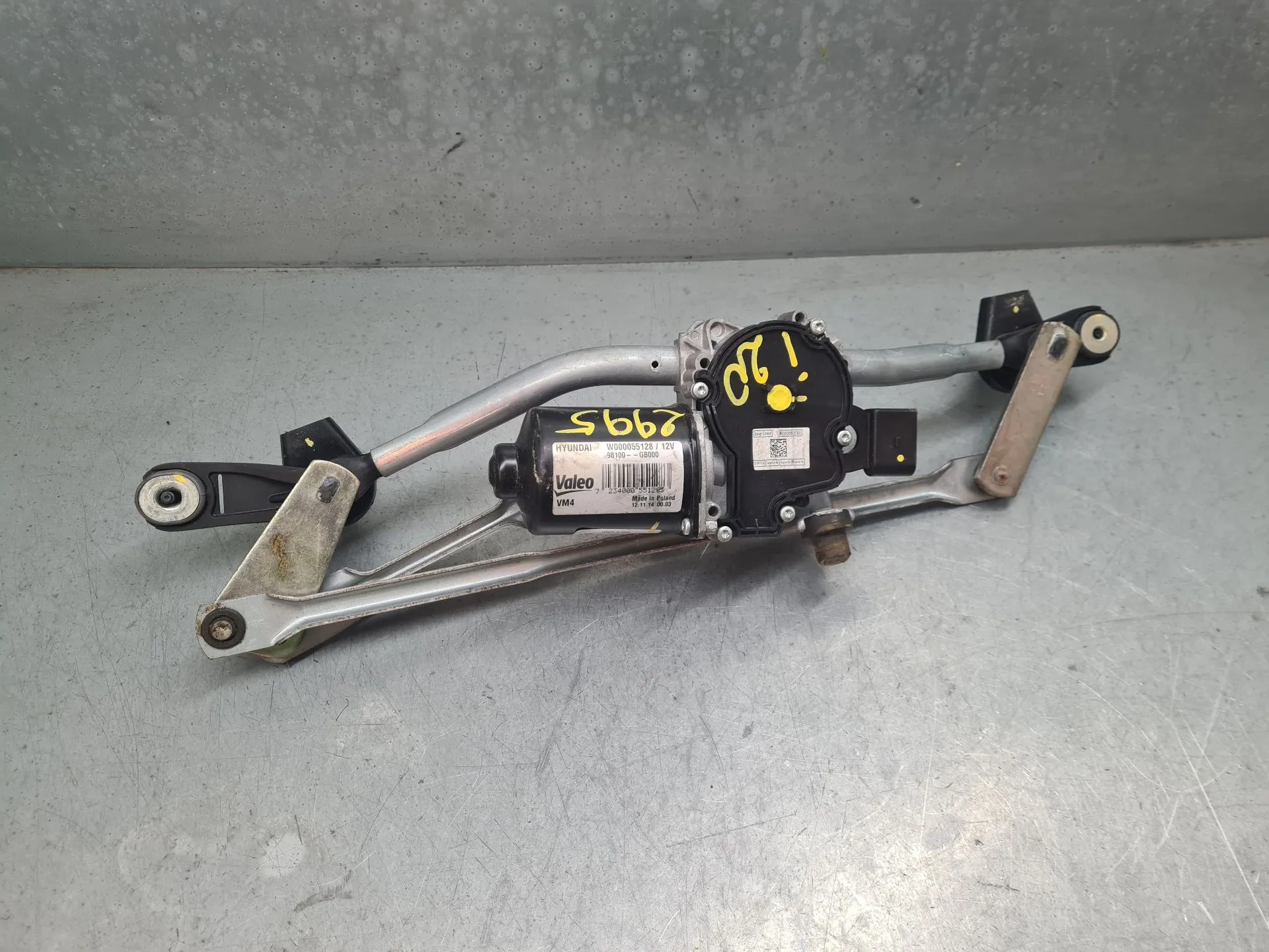 Motore tergicristallo anteriore HYUNDAI i20 (GB)