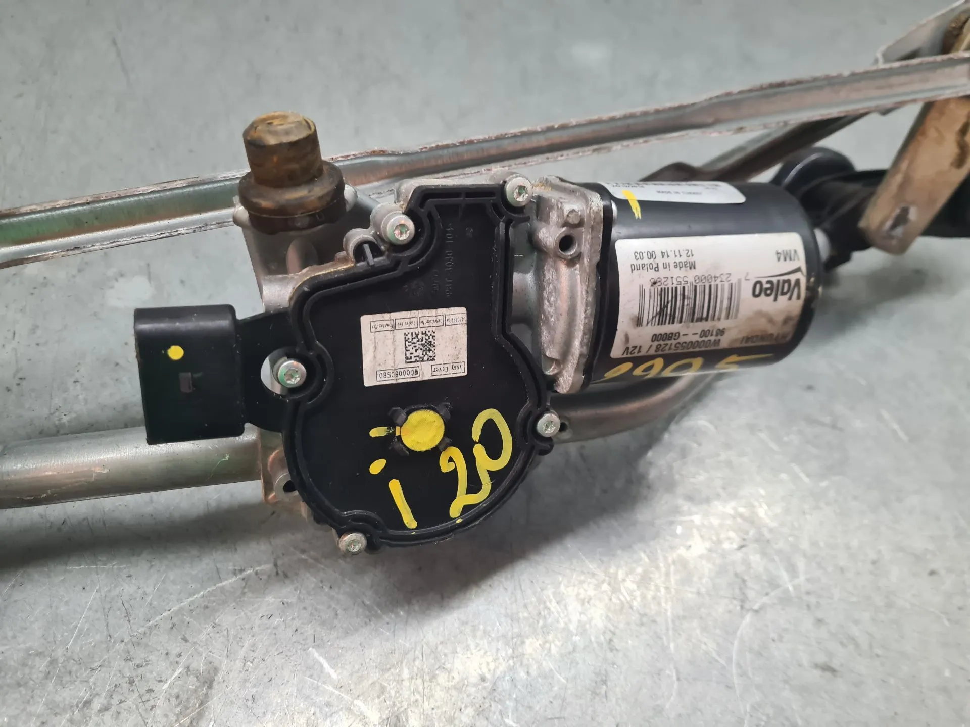 Motor limpiaparabrisas Frente HYUNDAI i20 (GB) Imagem-2
