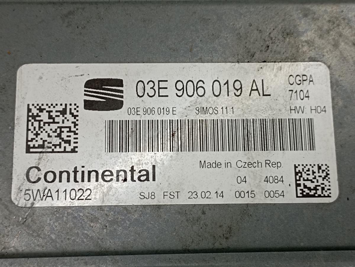 Engine control unit / ECU SEAT Ibiza IV (6J5, 6P1) Imagem-3
