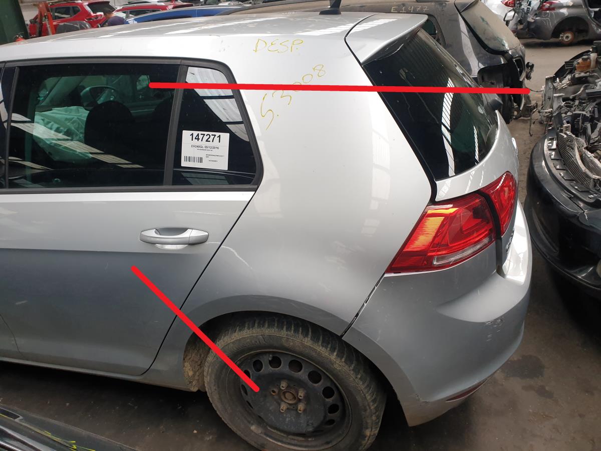 Painel trás esquerdo VOLKSWAGEN Golf VII (5G1, BQ1, BE1, BE2)