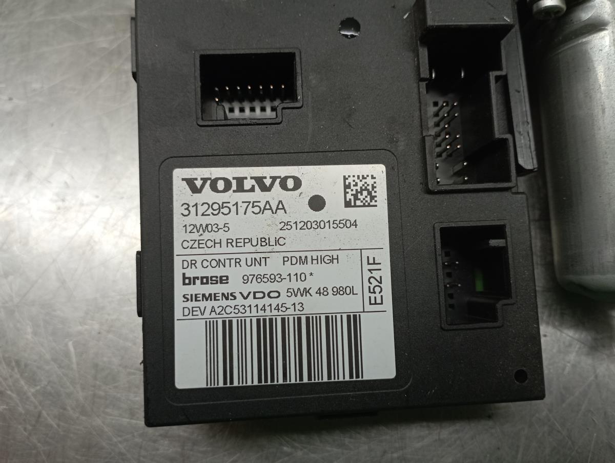 Front Right Door Window Regulator Motor VOLVO S40 II (MS) Imagem-2