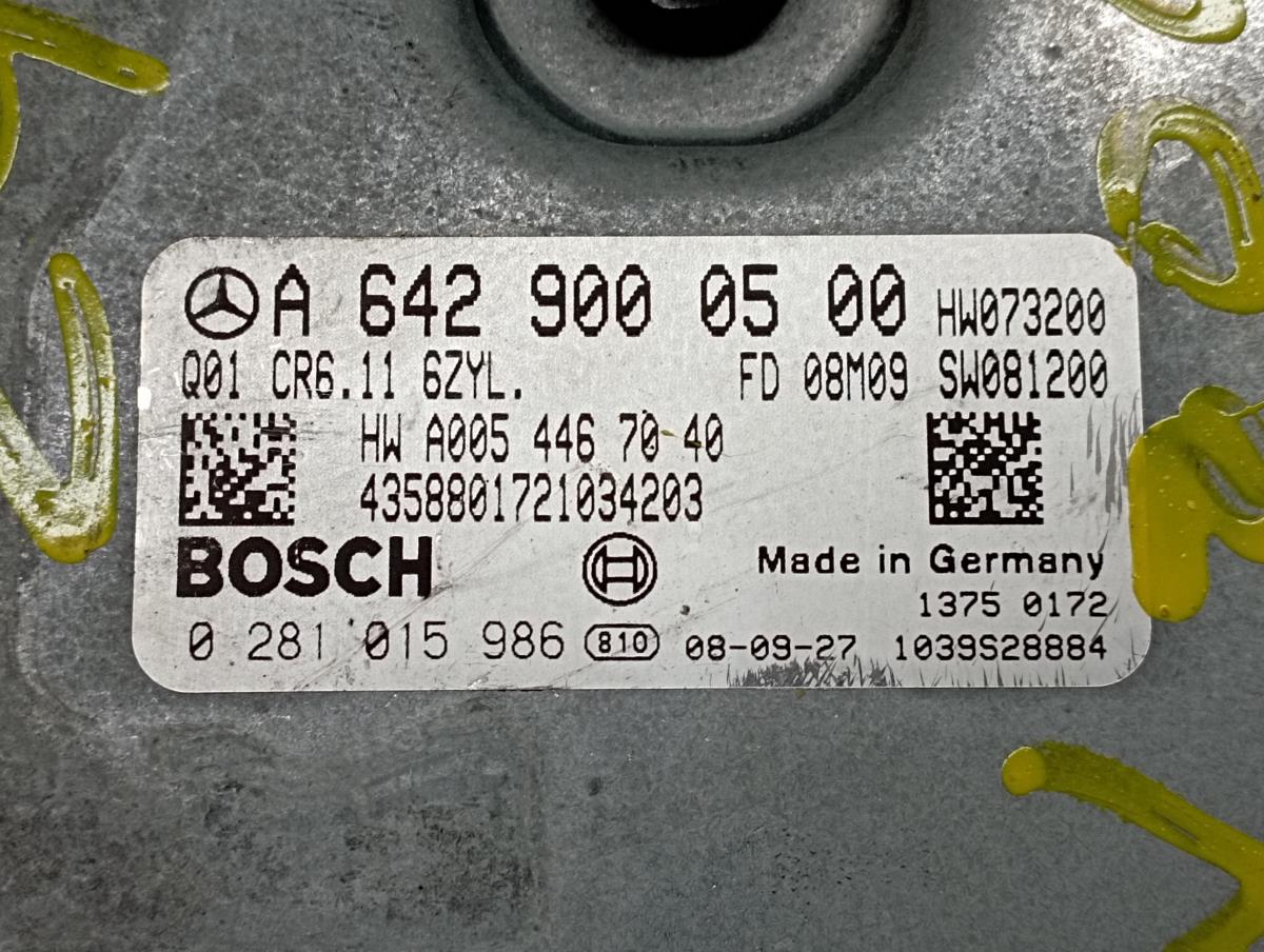 Centralina motor / ECU MERCEDES-BENZ Classe C Carrinha (S204)