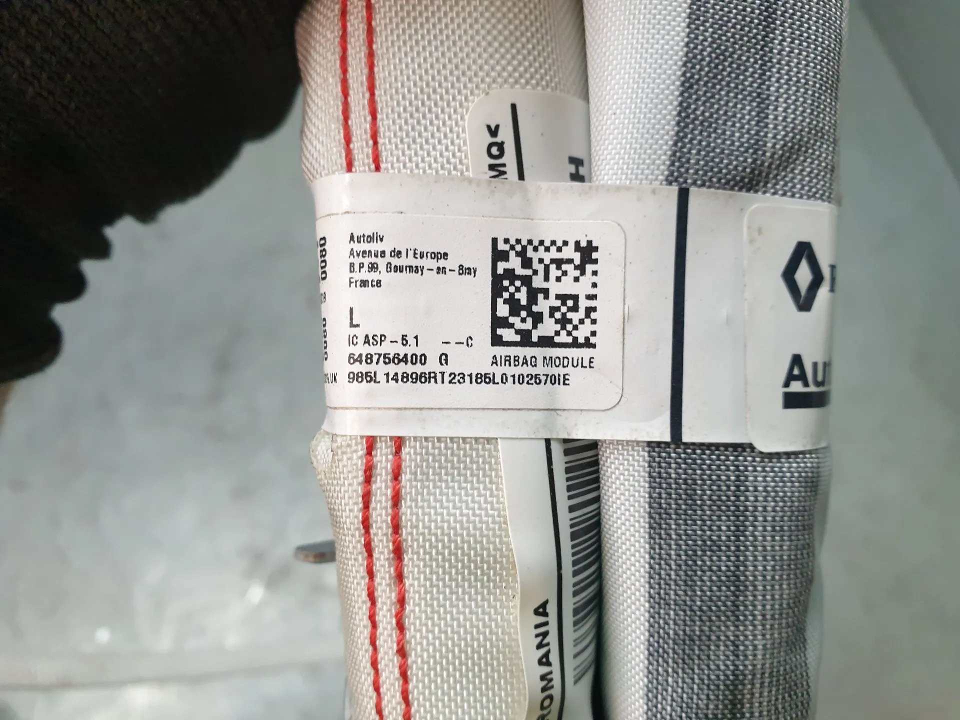 Left Curtain Airbag DACIA Sandero III Imagem-2